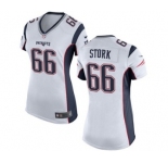 Women's Nike New England Patriots #66 Bryan Stork White NFL Jersey
