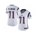 Women's Nike New England Patriots #71 Cameron Fleming Vapor Untouchable Limited White NFL Jersey