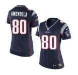 Women's Nike New England Patriots #80 Danny Amendola Navy Blue Team Color NFL Jersey