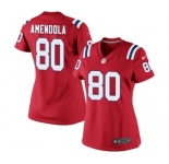 Women's Nike New England Patriots #80 Danny Amendola Red Alternate NFL Jersey