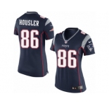 Women's Nike New England Patriots #86 Rob Housler Limited Navy Blue Team Color NFL Jersey