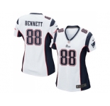 Women's Nike New England Patriots #88 Martellus Bennett White Stitched NFL New Jersey