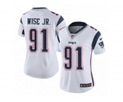 Women's Nike New England Patriots #91 Deatrich Wise Jr Vapor Untouchable Limited White NFL Jersey