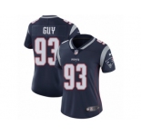 Women's Nike New England Patriots #93 Lawrence Guy Vapor Untouchable Limited Navy Blue Team Color NFL Jersey