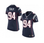 Women's Nike New England Patriots #94 Kony Ealy Limited Navy Blue Team Color NFL Jersey