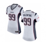 Women's Nike New England Patriots #99 Vincent Valentine White NFL Jersey
