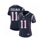 Women's Nike Patriots #11 Julian Edelman Navy Blue Team Color Stitched NFL Vapor Untouchable Limited Jersey