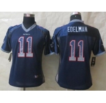 nike women nfl jerseys new england patriots #11 edelman blue[Elite drift fashion]