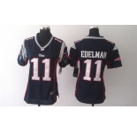 nike women nfl jerseys new england patriots #11 edelman dk.blue[nike]