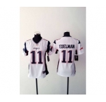 nike women nfl jerseys new england patriots #11 edelman white[2015 new nike]
