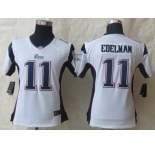 nike women nfl jerseys new england patriots #11 edelman white[nike]