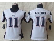 nike women nfl jerseys new england patriots #11 edelman white[nike]