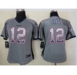 nike women nfl jerseys new england patriots #12 tom brady grey[Elite drift fashion]