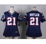 nike women nfl jerseys new england patriots #21 butler blue[nike]