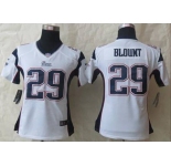 nike women nfl jerseys new england patriots #29 blount white[nike]