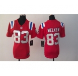 nike women nfl jerseys new england patriots #83 welker red[nike]