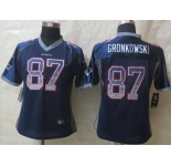 nike women nfl jerseys new england patriots #87 gronkowski blue[Elite drift fashion]