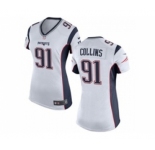 nike women nfl jerseys new england patriots #91 jamie collins white[nike]