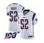 Youth New England Patriots #52 Elandon Roberts White Vapor Untouchable Limited Player 100th Season Football Jersey