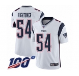 Youth New England Patriots #54 Dont'a Hightower White Vapor Untouchable Limited Player 100th Season Football Jersey