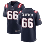 Youth New England Patriots #66 Will Campbell Nike Navy Limited Jersey