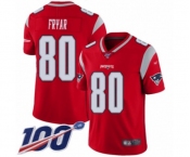 Youth New England Patriots #80 Irving Fryar Limited Red Inverted Legend 100th Season Football Jersey