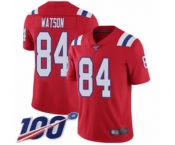 Youth New England Patriots #84 Benjamin Watson Red Alternate Vapor Untouchable Limited Player 100th Season Football Jersey
