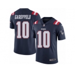 Youth Nike New England Patriots #10 Jimmy Garoppolo Limited Navy Blue Rush NFL Jersey