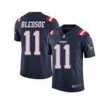 Youth Nike New England Patriots #11 Drew Bledsoe Limited Navy Blue Rush NFL Jersey