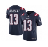 Youth Nike New England Patriots #13 Phillip Dorsett Limited Navy Blue Rush Vapor Untouchable NFL Jersey