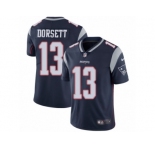 Youth Nike New England Patriots #13 Phillip Dorsett Navy Blue Team Color Vapor Untouchable Limited Player NFL Jersey