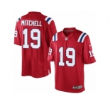 Youth Nike New England Patriots #19 Malcolm Mitchell Limited Red Alternate NFL Jersey