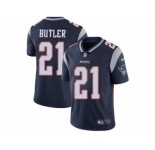 Youth Nike New England Patriots #21 Malcolm Butler Vapor Untouchable Limited Navy Blue Team Color NFL Jersey