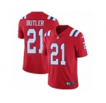 Youth Nike New England Patriots #21 Malcolm Butler Vapor Untouchable Limited Red Alternate NFL Jersey