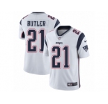 Youth Nike New England Patriots #21 Malcolm Butler Vapor Untouchable Limited White NFL Jersey