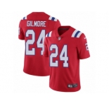 Youth Nike New England Patriots #24 Stephon Gilmore Red Alternate Vapor Untouchable Limited Player NFL Jersey