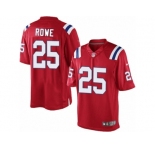 Youth Nike New England Patriots #25 Eric Rowe Limited Red Alternate NFL Jersey