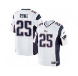 Youth Nike New England Patriots #25 Eric Rowe Limited White NFL Jersey