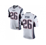 Youth Nike New England Patriots #26 Logan Ryan White Stitched NFL New Jersey