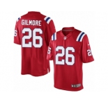 Youth Nike New England Patriots #26 Stephon Gilmore Elite Red Alternate NFL Jersey