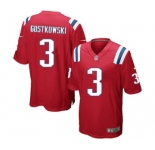Youth Nike New England Patriots #3 Stephen Gostkowski Red Alternate NFL Jersey