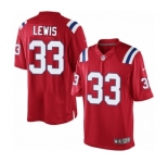 Youth Nike New England Patriots #33 Dion Lewis Red NFL Jersey