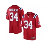Youth Nike New England Patriots #34 Rex Burkhead Limited Red Alternate NFL Jersey