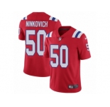 Youth Nike New England Patriots #50 Rob Ninkovich Vapor Untouchable Limited Red Alternate NFL Jersey