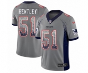 Youth Nike New England Patriots #51 Ja'Whaun Bentley Limited Gray Rush Drift Fashion NFL Jersey