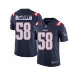 Youth Nike New England Patriots #58 Shea McClellin Limited Navy Blue Rush NFL Jersey
