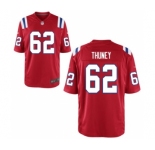 Youth Nike New England Patriots #62 Joe Thuney Red Alternate NFL Jersey