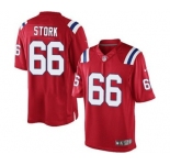 Youth Nike New England Patriots #66 Bryan Stork Red Alternate NFL Jersey