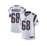 Youth Nike New England Patriots #68 LaAdrian Waddle Vapor Untouchable Limited White NFL Jersey