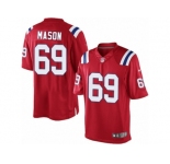 Youth Nike New England Patriots #69 Shaq Mason Limited Red Alternate NFL Jersey